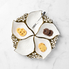  Luxury Leaf Shaped Ceramic Snack Platter