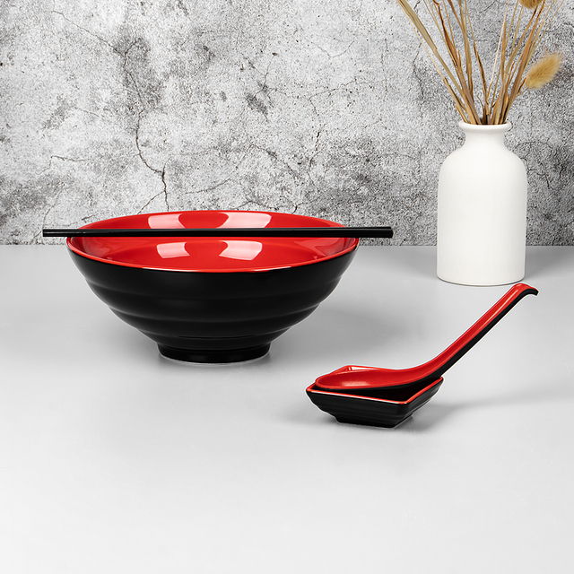 Restaurant Use Ceramic Ramen Bowl Set