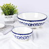 Household Chinese Style Blue And White Porcelain Tableware Set