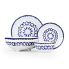 Household Chinese Style Blue And White Porcelain Tableware Set