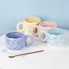 300ml Speckle Ink Dots Design Ceramic Mug