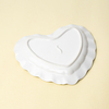 heart shaped ceramic plate