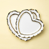 heart shaped ceramic plate