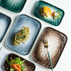 Creative Western Food Plate Stone Texture Gradient Ceramic Sushi Plate