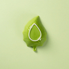 Leaf-Shaped Ceramic Glazed Sauce Dipping Plate