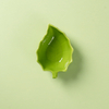 Leaf-Shaped Ceramic Glazed Sauce Dipping Plate