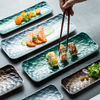 Creative Western Food Plate Stone Texture Gradient Ceramic Sushi Plate