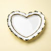 heart shaped ceramic plate