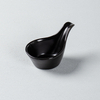 Black And White Matte Ceramic Partition Sauce Dish